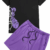 Black And Purple Letter Bear