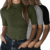 Black, Light Gray, Army Green