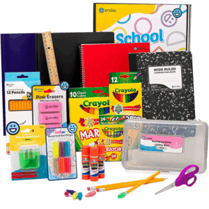 Back to School Supplies Kit - Grades K-5, 83 Piece Back to School Supplies Kit, Kindergarten School Supplies Kids for Girls & Boys