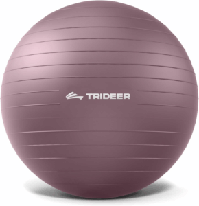 Trideer Exercise Ball Yoga Ball,Office Seating & Balance Ball Chair, Stability Ball for Pilates, Physical Therapy,Core Training & Balance Improvement & Stretching