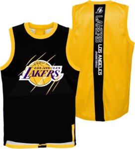 NBA Kids Youth 4-20 Primary Logo Alley-Oop Shooter Performance Jersey Tank