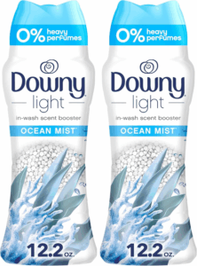 Downy Scent Booster Beads | Ocean Mist | 12.2 Oz | Pack of 2 | No Heavy Perfumes
