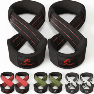 Figure 8 Lifting Strap Padded Deadlift Straps Heavy Duty Weight Lifting Straps Strongman Axle Bar Straps Weightlifting Wrist Wraps