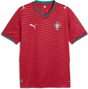 PUMA Mens Portugal Home Crew Neck Short Sleeve Jersey Casual