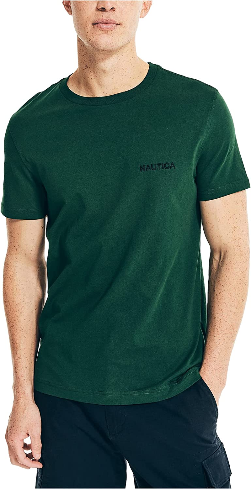 Nautica Men'S Short Sleeve Solid Crew Neck T-Shirt Shirt